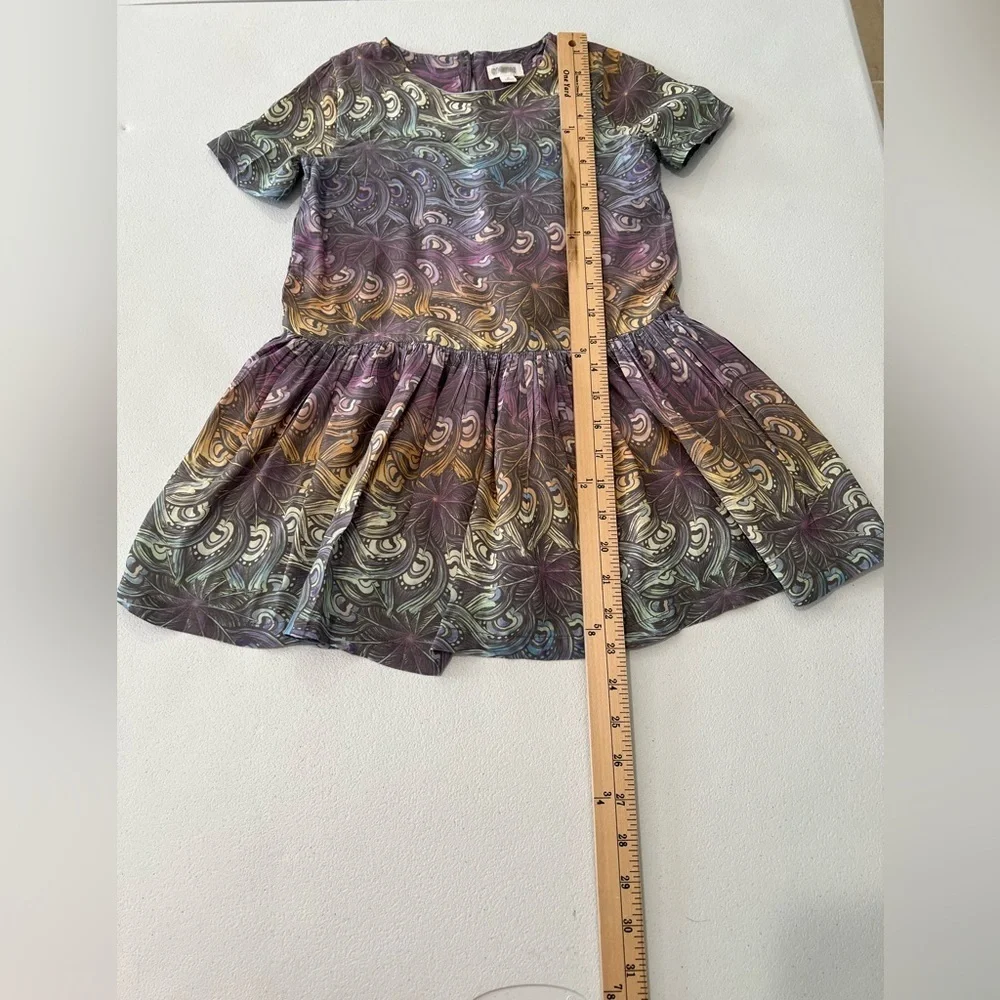 Gymboree short-sleeved printed dress girls, robe style rayon 5 years